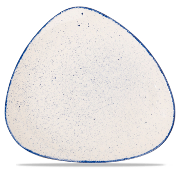 Stonecast Hints Indigo Blue Lotus Plate 12.25Inch x6
