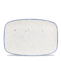 Stonecast Hints Indigo Blue Oblong Chefs Platter (No9) 13.5X9.25inch x6