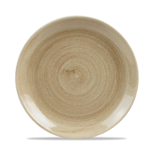 Stonecast Patina Antique Taupe Evolve Coupe Plate 8.67inch x12 Stonecast Patina Antique Taupe Evolve Coupe Plate 8.67inch x12