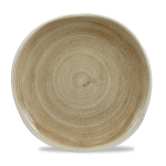 Stonecast Patina Antique Taupe Round Trace Plate 10 3/8" x12 Stonecast Patina Antique Taupe Round Trace Plate 10 3/8" x12