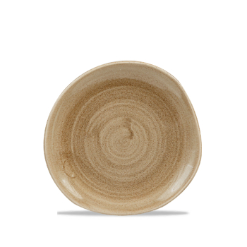 Stonecast Patina Antique Taupe Round Trace Plate 7 1/4Inch x12 Stonecast Patina Antique Taupe Round Trace Plate 7 1/4Inch x12