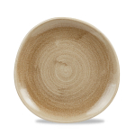 Stonecast Patina Antique Taupe Round Trace Plate 8 1/4" x12 Stonecast Patina Antique Taupe Round Trace Plate 8 1/4" x12
