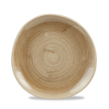 Stonecast Patina Antique Taupe Round Trace Plate 8 1/4inch x12 Stonecast Patina Antique Taupe Round Trace Plate 8 1/4inch x12