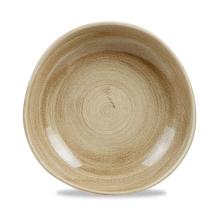 Stonecast Patina Antique Taupe Round Trace Bowl 9 7/8inch x12 Stonecast Patina Antique Taupe Round Trace Bowl 9 7/8inch x12