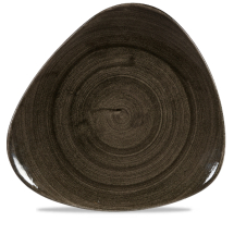 Stonecast Patina Iron Black Lotus Plate 12.25inch x6