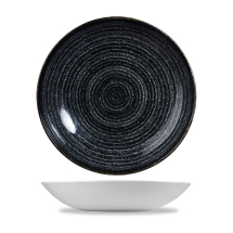 Studio Prints Charcoal Black Evolve Coupe Bowl 9.75inch x12