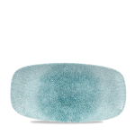 Raku Jade Green Oblong Chefs Plate (No3) 11.75x6" x12