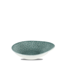 Raku Topaz Blue Round Round Dish 7 2/8X6.5inch x12 Raku Topaz Blue Round Round Dish 7 2/8X6.5inch x12