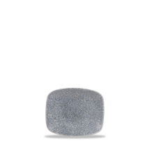 Raku Topaz Blue Oblong Chefs Plate (No5) 6 X 5inch x12 Raku Topaz Blue Oblong Chefs Plate (No5) 6 X 5inch x12