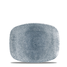 Raku Topaz Blue Chefs Oblong Plate (No7) 10.3inchX8inch x12 Raku Topaz Blue Chefs Oblong Plate (No7) 10.3inchX8inch x12