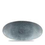Raku Topaz Blue Oval Chefs Plate 11 4/5X5 3/4" x12 Raku Topaz Blue Oval Chefs Plate 11 4/5X5 3/4" x12