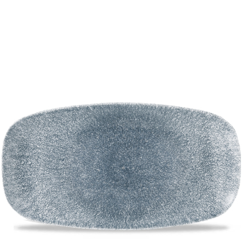 Raku Topaz Blue Oblong Chefs Plate (No4) 13 7/8X7 3/8Inch x6 Raku Topaz Blue Oblong Chefs Plate (No4) 13 7/8X7 3/8Inch x6