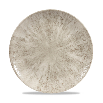 Stone Agate Grey Evolve Coupe Plate 10.25Inch x12
