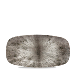 Stone Quartz Black Oblong Chefs Plate (No4) 13 7/8X7 3/8" x6