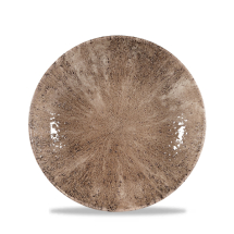 Stone Zircon Brown Evolve Coupe Plate 8.67inch x12
