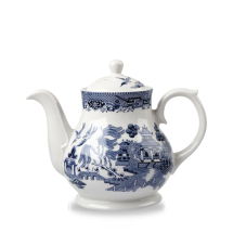 Blue Willow Sandringham Tea/Coffee Pot 30oz x4