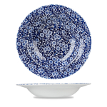 Victorian Calico Willow Profile Rimmed Soup 9.75" x6