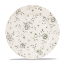 Rose Chintz Grey Profile Plate 10 7/8inch x6