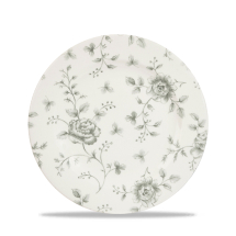 Rose Chintz Grey Profile Plate 8.67inch x6