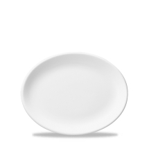 White Oval Plate 10inch x12