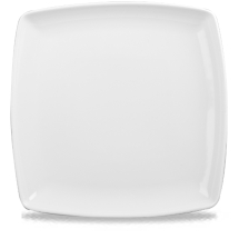 White Deep Square Plate 12inch x6
