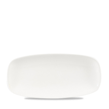 White Chefs Oblong Plate (No2) 10.6inchX5inch x12 White Chefs Oblong Plate (No2) 10.6inchX5inch x12