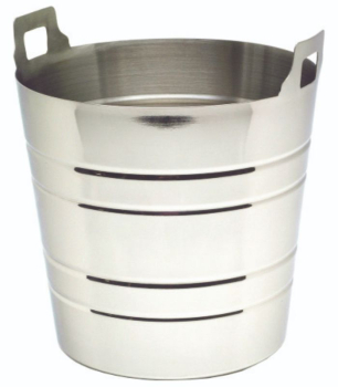 S/St Wine Bucket With Integral Handles x1