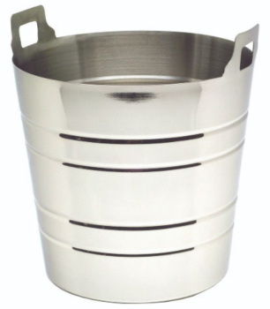 S/St Wine Bucket With Integral Handles x1 S/St Wine Bucket With Integral Handles x1