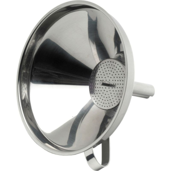 S/St.5InchFunnel With Removable Strainer x1