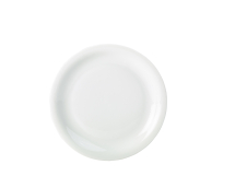 GenWare Narrow Rim Plate 22cm White x6