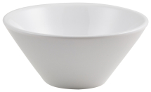 GenWare Low Conical Bowl  White 13.5cm x6
