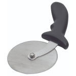 Pizza Cutter 4" Wheel Black Plasic Handle