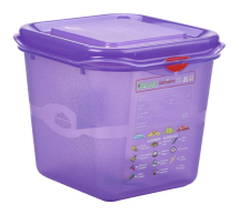 Allergen GN Storage Container 1/6 150mm Deep 2.6L x12 Allergen GN Storage Container 1/6 150mm Deep 2.6L x12