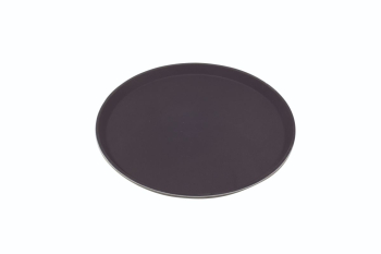 Tray Gengrip Fibreglass Round 16Inch Black x1 Tray Gengrip Fibreglass Round 16Inch Black x1