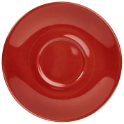 GenWare Porcelain Red Saucer 13.5cm x6
