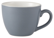 GenWare Porcelain Grey Bowl Shaped Espresso Cup 9cl/3oz x6