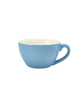 GenWare Porcelain Blue Bowl Shaped Cup 34cl/12oz x6