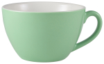 GenWare Porcelain Green Bowl Shaped Cup 34cl/12oz x6