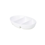 GenWare 3 Divided Vegetable Dish 28cm White x4