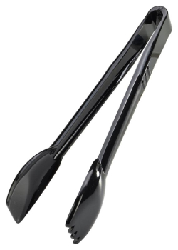 Salad Tongs 9Inch Black x1