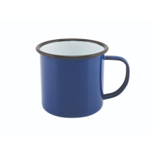 Enamel Mug Blue 36cl/12.5oz x1