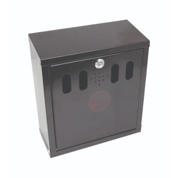 GenWare Black Wall-Mounted Outdoor Ashtray x1