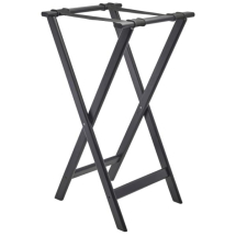 Black Wooden Tray Stand