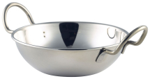 Stainless Steel Balti Dish 13cm(5inch)With Handl x1 Stainless Steel Balti Dish 13cm(5inch)With Handl x1