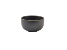 Terra Porcelain Cinder Black Round Bowl 12.5cm x6