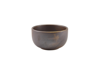 Terra Porcelain Rustic Copper Round Bowl 12.5cm x6 Terra Porcelain Rustic Copper Round Bowl 12.5cm x6