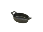 Mini Cast Iron Oval Eared Dish 12 x 9 x 3cm x1