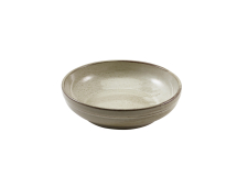 Terra Porcelain Smoke Grey Coupe Bowl 20cm x6 Terra Porcelain Smoke Grey Coupe Bowl 20cm x6