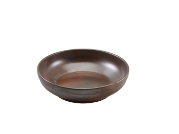 Terra Porcelain Rustic Copper Coupe Bowl 20cm x6