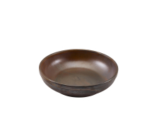 Terra Porcelain Rustic Copper Coupe Bowl 23cm x6 Terra Porcelain Rustic Copper Coupe Bowl 23cm x6